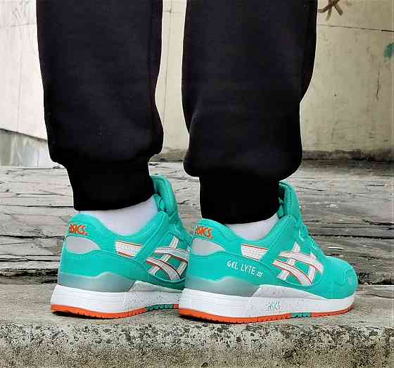 Кроссовки ASICS Gel Lyte III Бирюзовые Женские Асикс Голубые (размеры: 36) Днепр