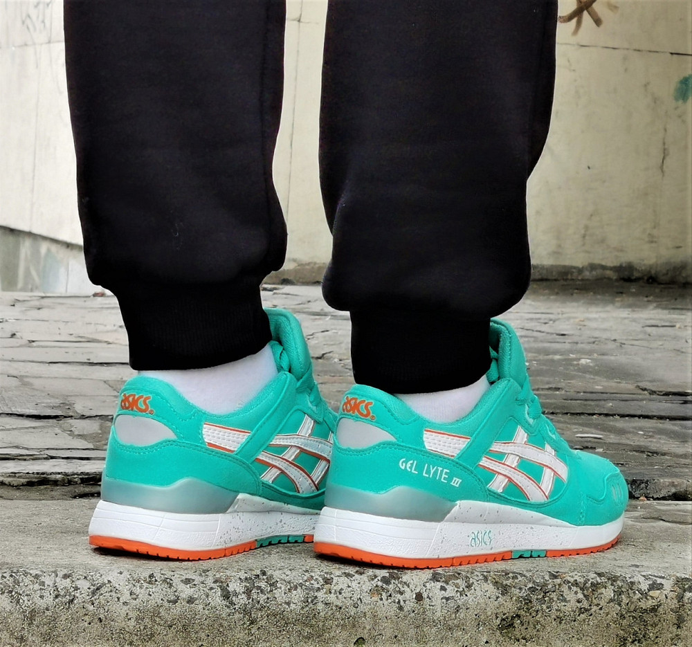 Кроссовки ASICS Gel Lyte III Бирюзовые Женские Асикс Голубые (размеры: 36) Днепр - изображение 4