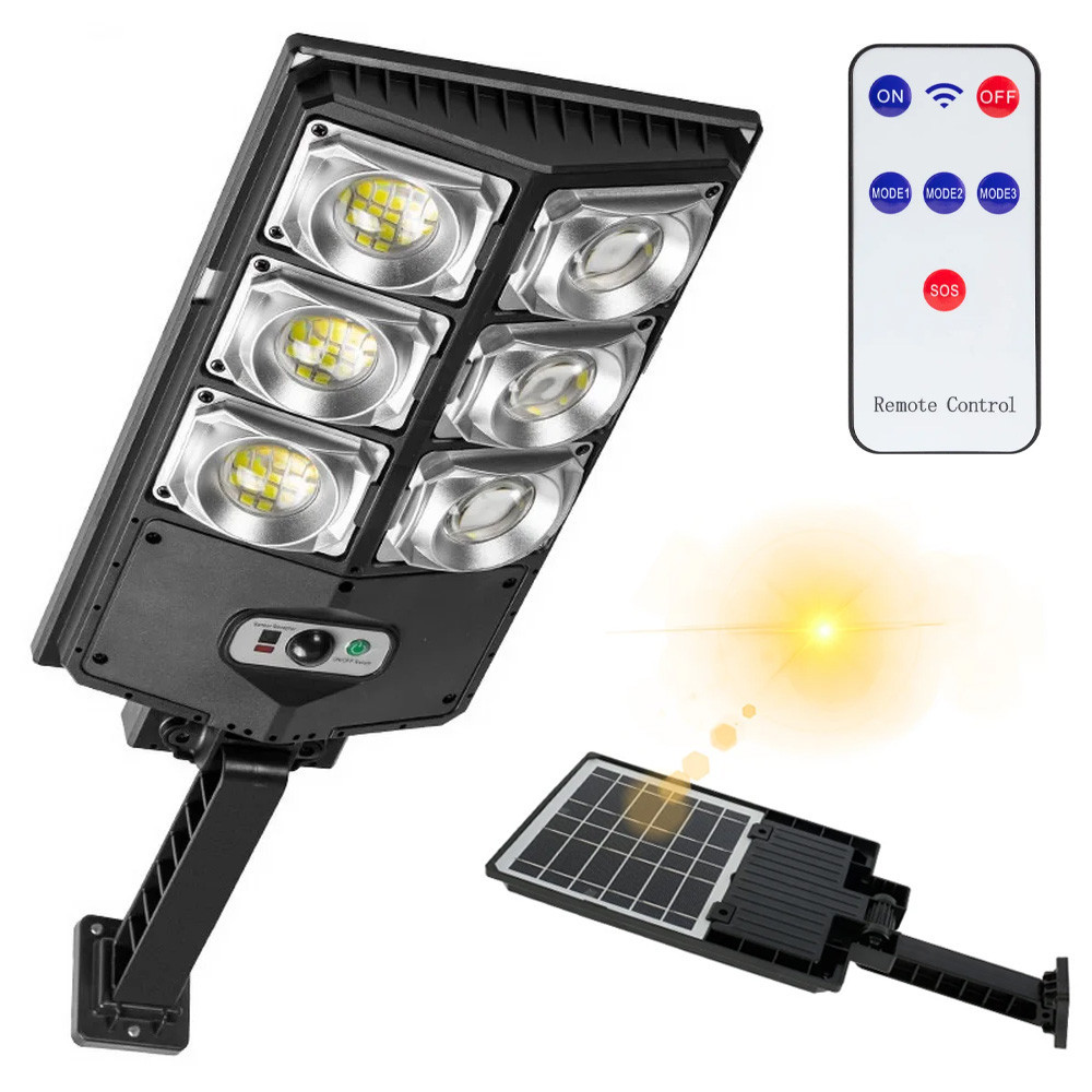 Уличный фонарь на солнечной батарее с датчиком движения 180LED,W789A-3 SBR Киев - изображение 1