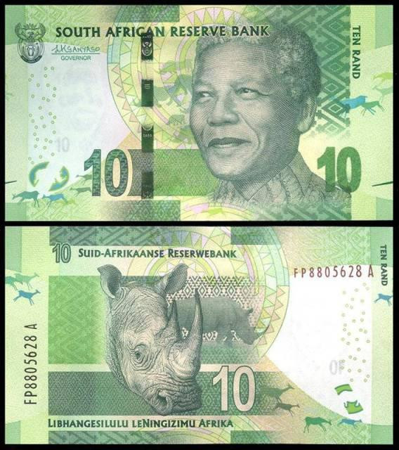 Южная Африка (ЮАР) / South Africa 10 rand 2014 UNC Полтава - изображение 1