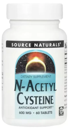 Ацетилцистеин nac Source Naturals N Acetyl Cysteine 600mg 60 табл Киев