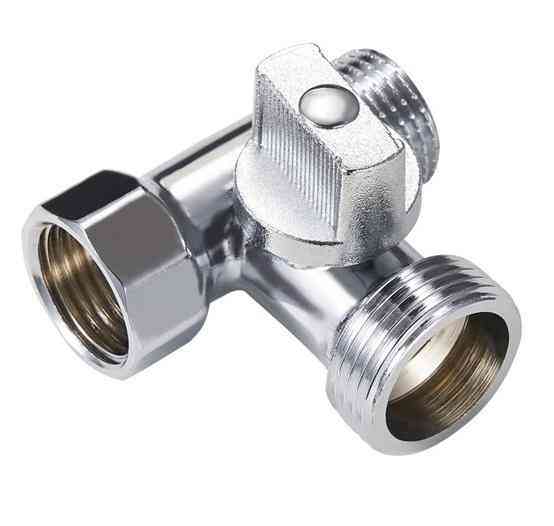 Кран проходной трехходовой 1/2''х3/4''х1/2'' KOER Харьков