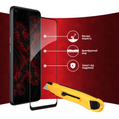 Стекло защитное Intaleo Full Glue Oppo A96 (1283126522178) Винница - изображение 4