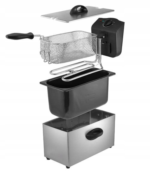 Фритюрница масляная 3 литра Clatronic (3587) Мощность 2000 Вт Нововолынск - изображение 4