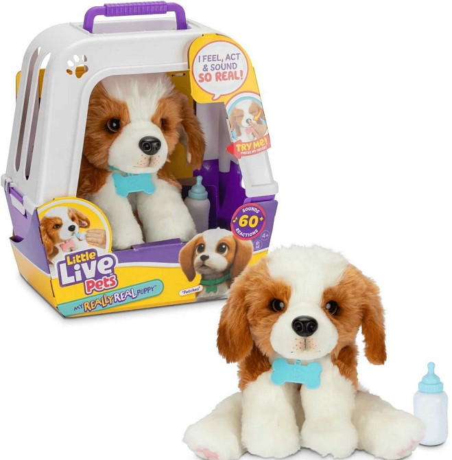 Інтерактивна іграшка Ласкаве щеня Little Live Pets Moose 26548   ОРИГІНАЛ Харків - фото 8