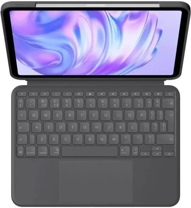 Графический планшет Logitech Combo Touch For Ipad Pro 11'' Gen 1/2/3/4 Z Klawiaturą Szary Киев - изображение 1