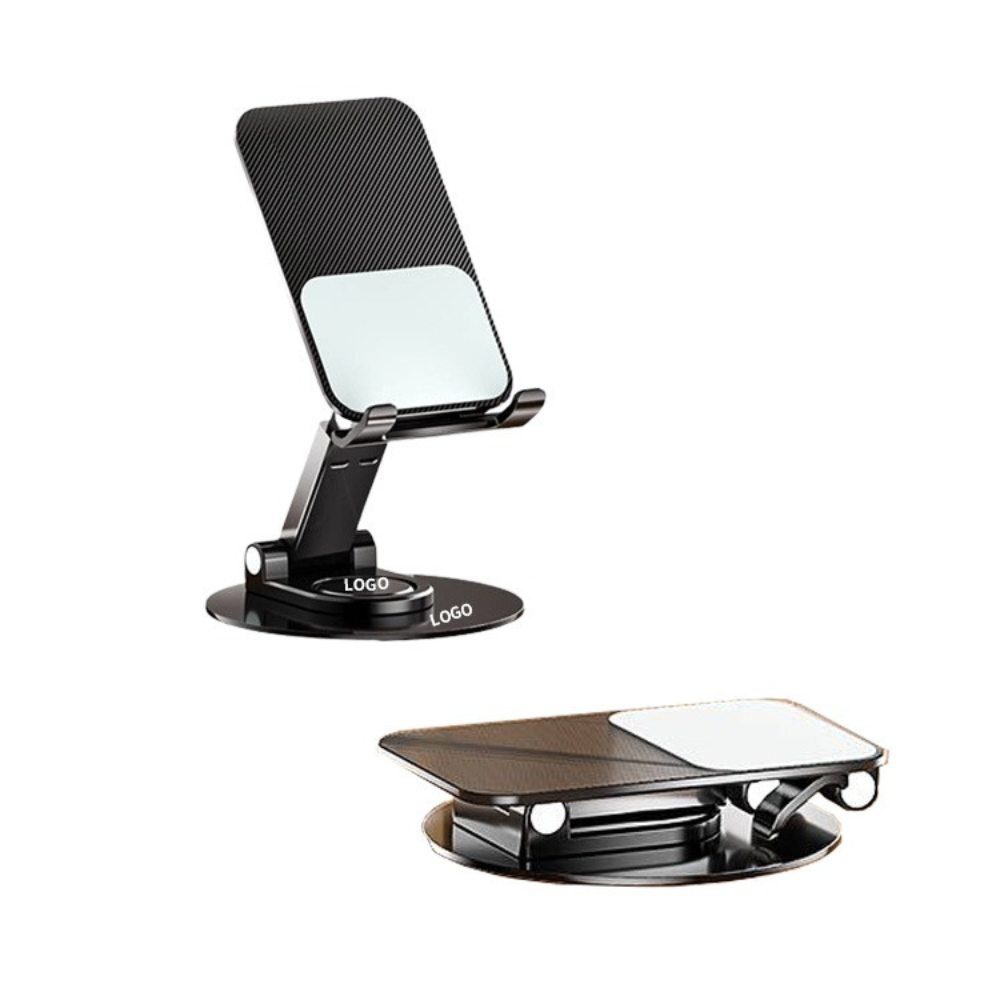 Подставка-держатель настольная для телефона или планшета, холдер для сматрфона,складная, с поворотом на 360 черная Каменец-Подольский - изображение 3