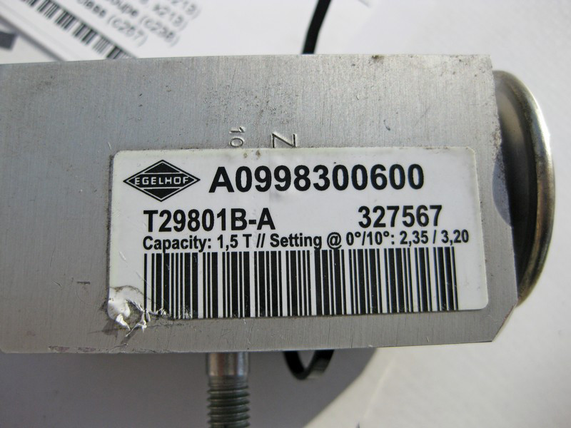 Mercedes-Benz  A0998300600 Розширювальний клапан кондиціонера E-Class W213 S213 C238 C-Class W205 GLC C253 X253 CLS C257 Одеса - фото 3