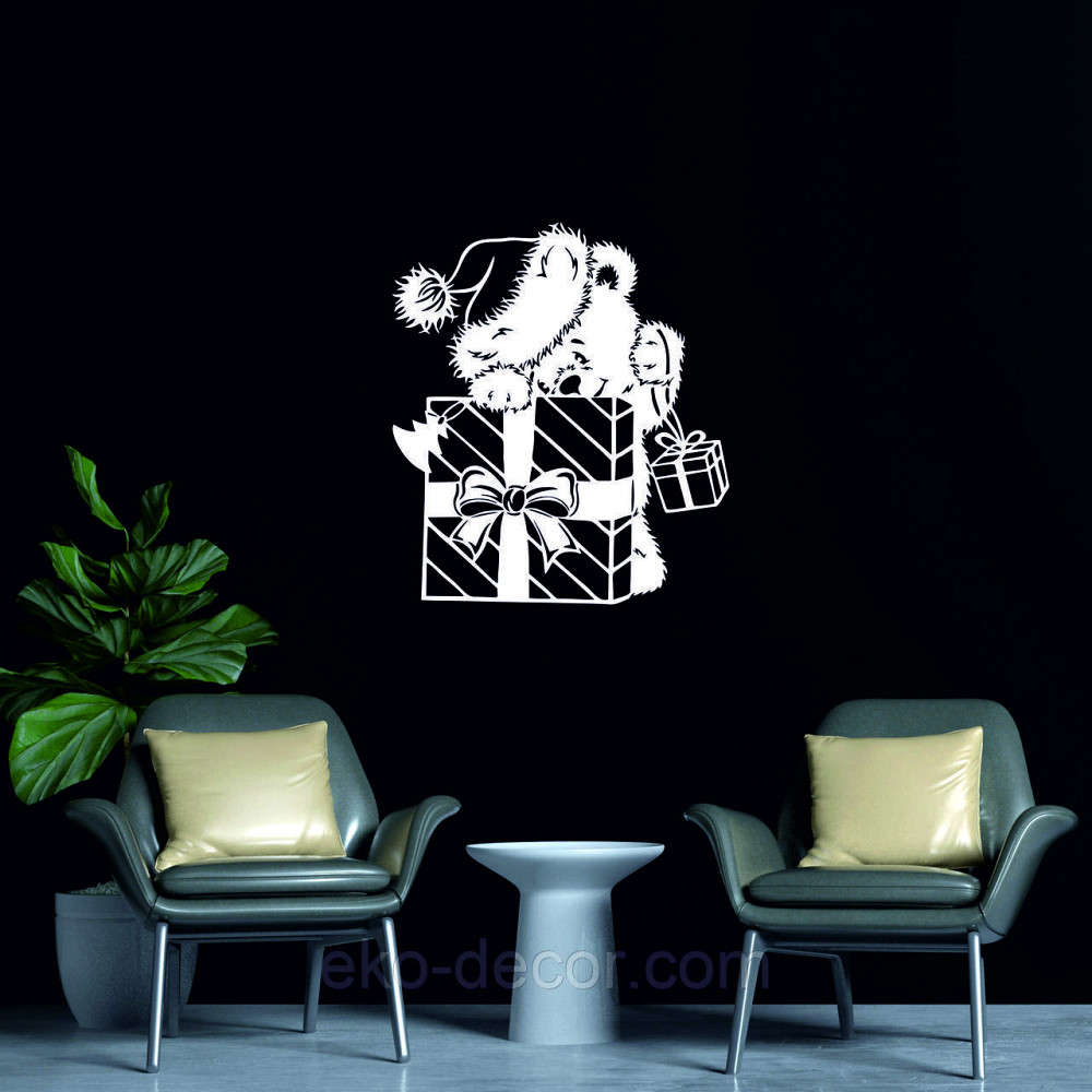 Декоративное настенное Панно «Новый год», Декор на стену 70*61 см Киев - изображение 5