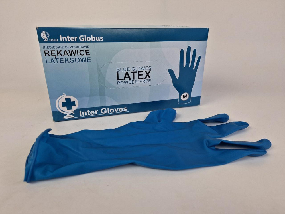 Гумові рукавички "Ambulance" Inter Globus 50 шт. (М) (1 пачка) Харків - фото 1