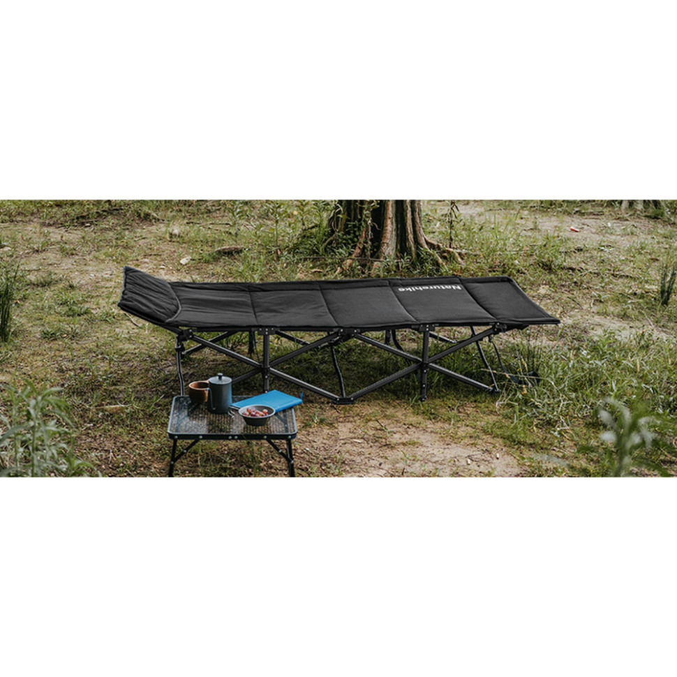 Кровать складная Naturehike CNK2300WS010, Полиэстер Oxford / железо, черный Ровно - изображение 7