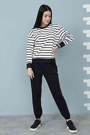 Демісезонний костюм в смужку "Delight" оптом | Норма Чорний, 46-48 Київ