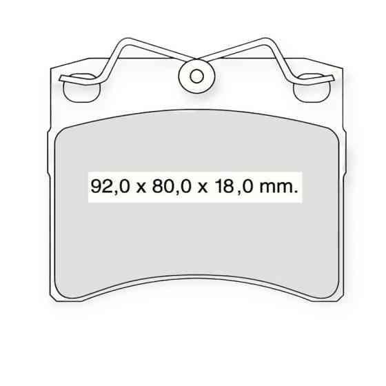 Колодки передние Volken Т4 (90-96) сист. TRW (Dafmi Intelli) тормозные Мукачево