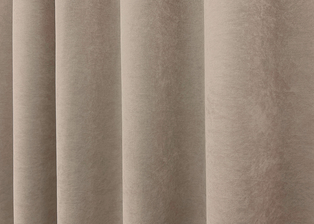 Комплект готовых штор VR-Textil Микровелюр Petek YL № 2016ш Какао 200х270 см 2 шт (32-370) Киев - изображение 8
