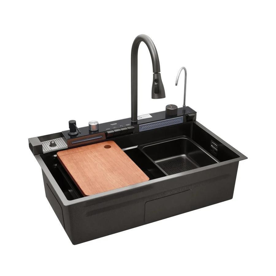 Мойка для кухни + смеситель Platinum Handmade 