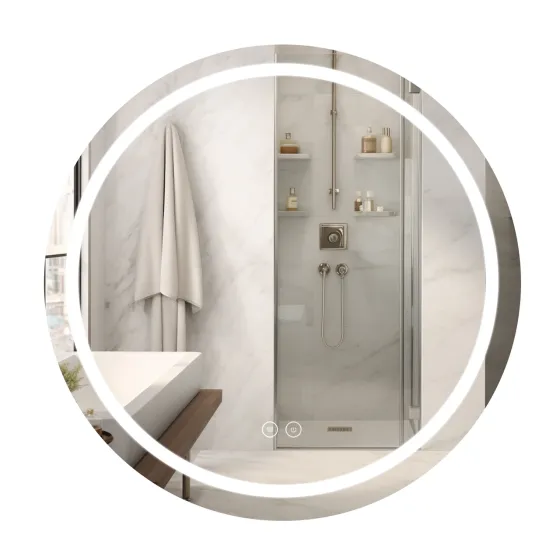 Зеркало Qtap Mideya R1000 с LED-подсветкой Touch, с антизапотеванием, диммером QTMIDR100049003 Киев