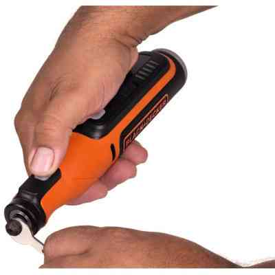 Гравер Black&Decker 29500 об/мин, 7,2V, Li-Ion 1,5Ah (BCRT8I) Винница