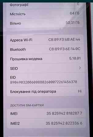 Смартфон Apple iPhone 12 64Gb. RED Neverlock 97%. Киев