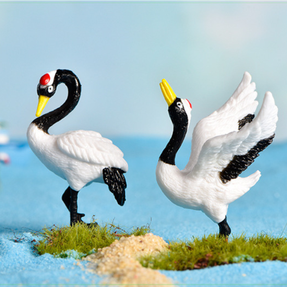 Набор фигурок Журавлики для мини-сада, флорариума, миниатюры Одесса - изображение 6