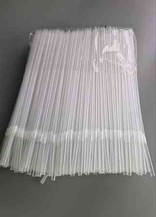 Трубочка для напоїв з гофрою d4.8 24см Прозора (200 шт) Харків