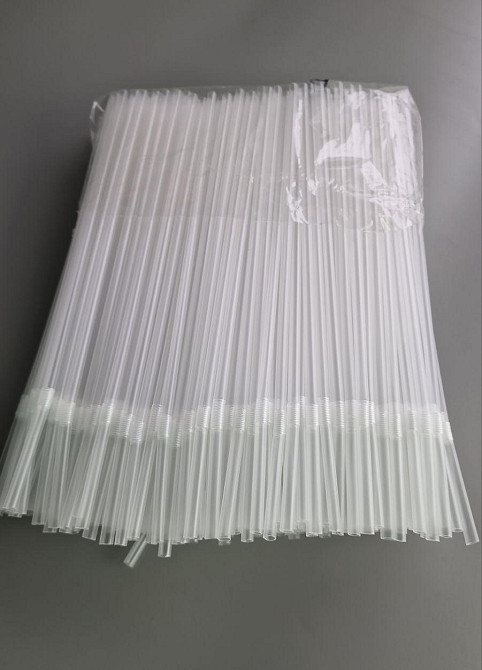 Трубочка для напоїв з гофрою d4.8 24см Прозора (200 шт) Харків - фото 2