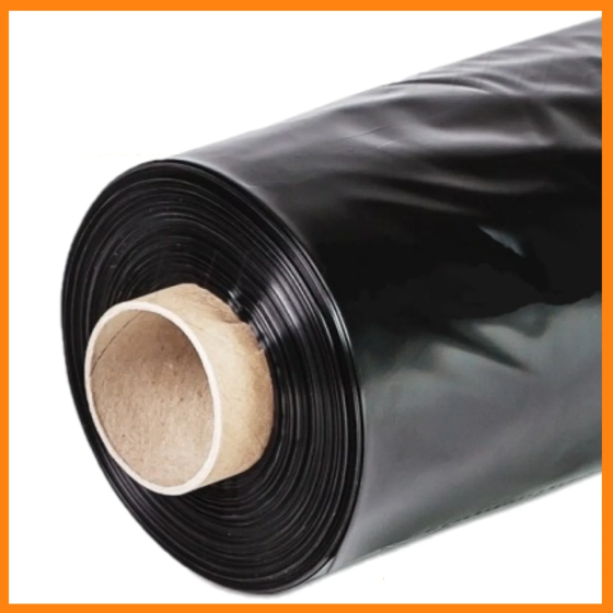 Плівка 120 мкм 6*50 м чорна поліетиленова для мульчування та будівництва Дніпро