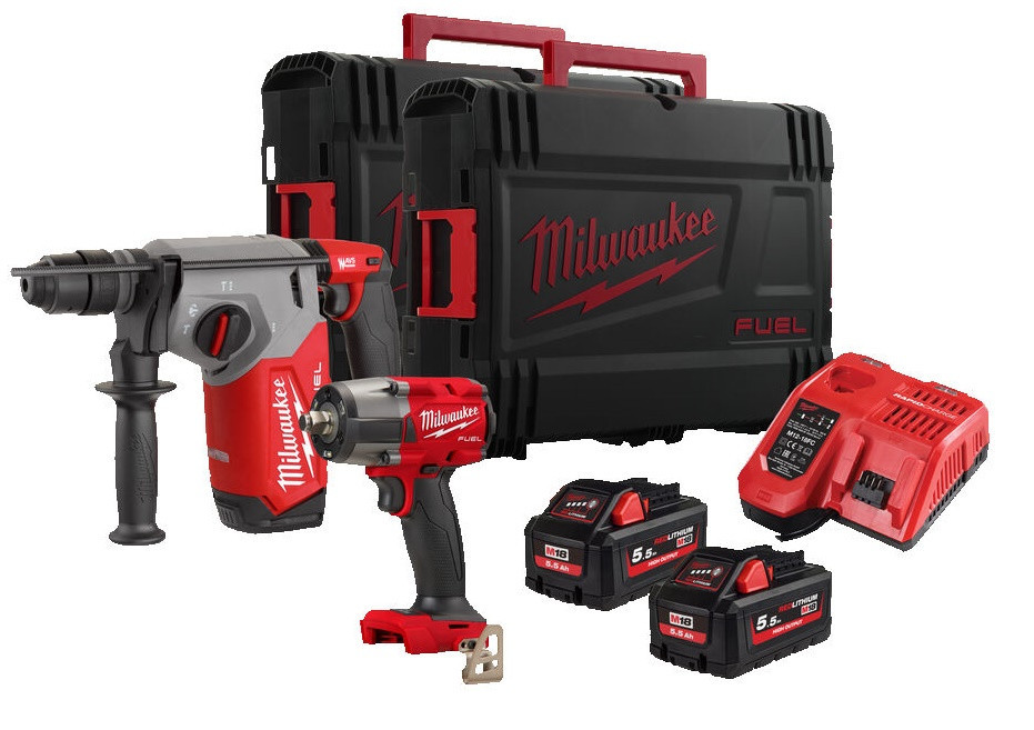 Набор из двух инструментов бесщеточных аккумуляторных M18 FPP2BA-552X POWER PACK MILWAUKEE Одесса - изображение 1