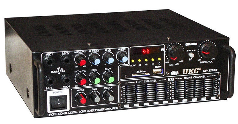 Підсилювач UKC AV-326BT 5149 з караоке Винница - изображение 1
