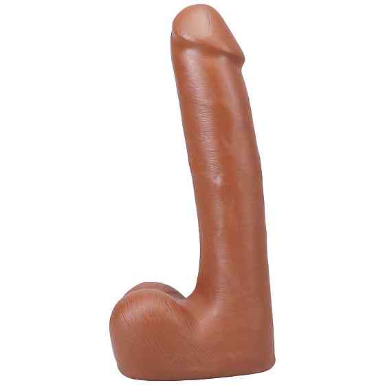 Фалоімітатор Doc Johnson The Realistic Cock ULTRASKYN - 9 Inch with Balls Caramel Sex Aura Київ