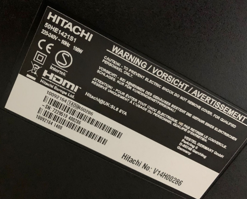 Телевизор Hitachi 50