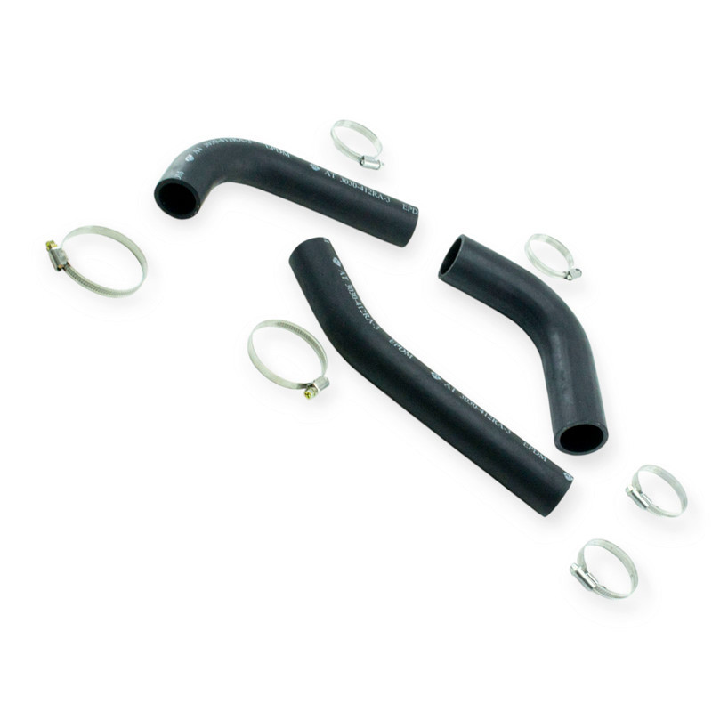 Патрубок Москвич 412 (к-кт 3 шт) AT радіатора Мукачево - фото 1