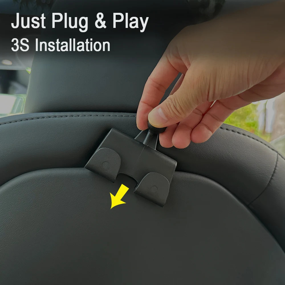 Тримач планшета на підголівник Tesla Model 3 Model Y універсальний для задніх сидінь, міцний автомобільний холдер Николаев - изображение 4