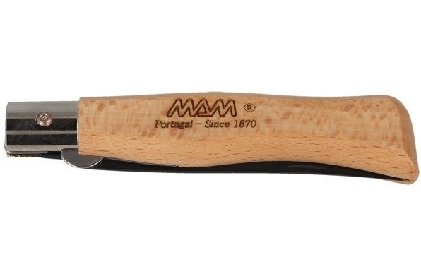 Універсальний Складаний Ніж 9 см MAM "Black Titanium" Beech Wood (2109) Нержавіюча сталь Нововолинськ - фото 6