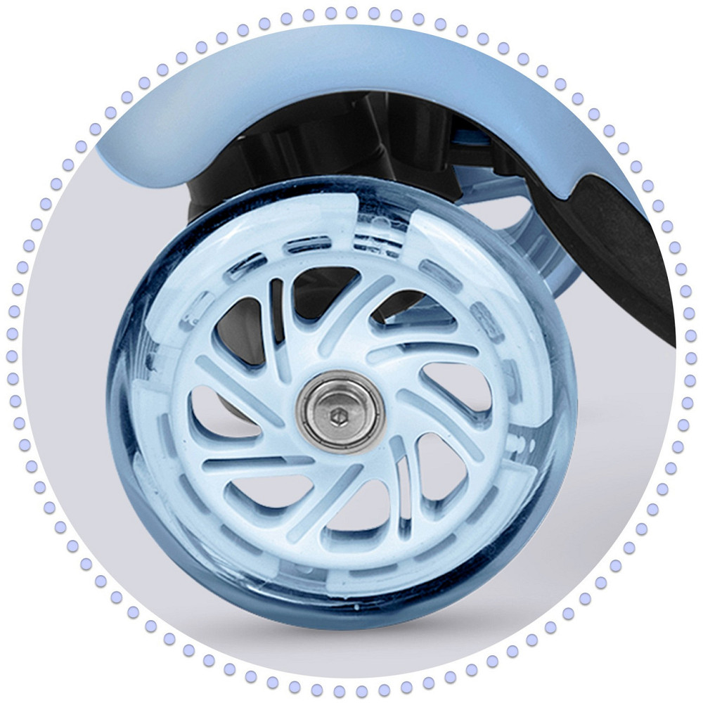 Самокат дитячий триколісний Ricokids Todi блакитно-сірий Київ - фото 9