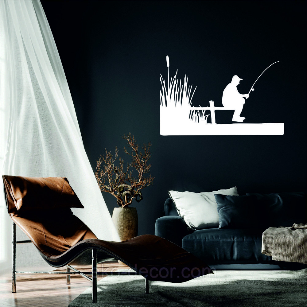 Декоративне настінне Панно «Рибак», Декор на стіну Київ - фото 3