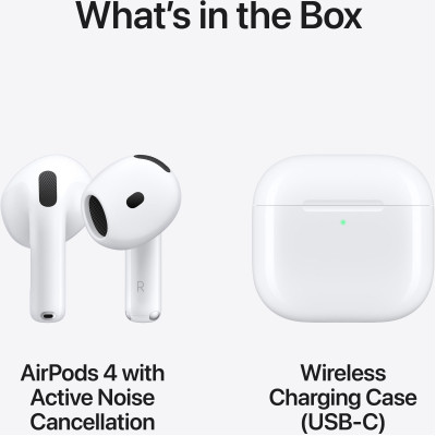 Наушники Apple AirPods 4 with Active Noise Cancellation (MXP93ZE/A) Винница - изображение 9