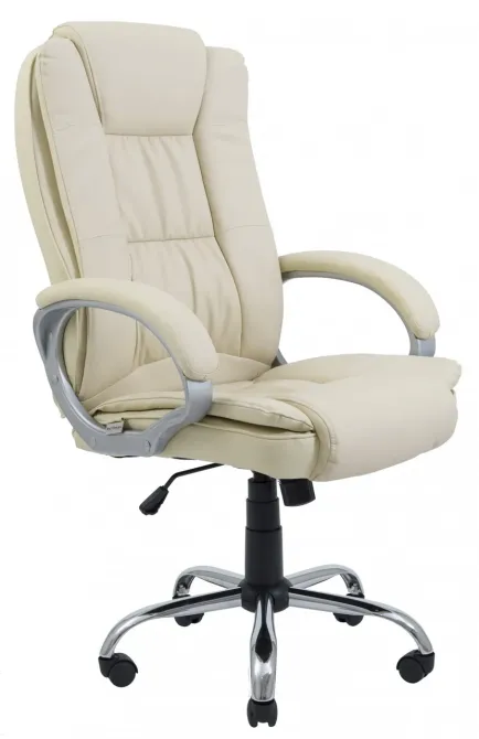 Офісне Крісло Керівника Richman California Хром М2 AnyFix Бежевий Київ - фото 1