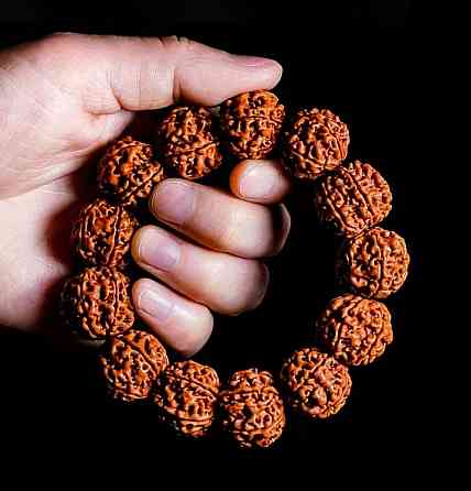 Браслет из семян бодхи, четки на руку натуральные, духовный браслет унисекс Киев