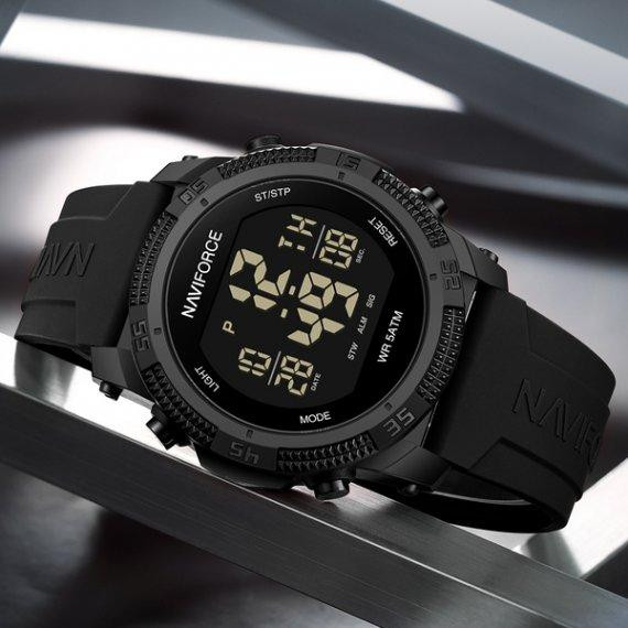 Годинник чоловічий наручний Naviforce Europe (Чорний) Київ - фото 6