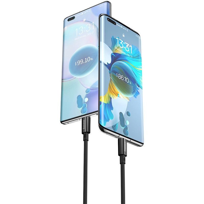 Кабель Baseus Superior Series Fast Charging Data Cable USB to Type-C 100W 2m Cluster Black Одеса - фото 7