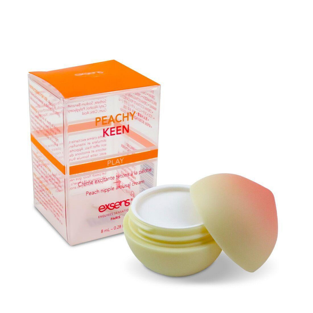 Збуджувальний крем для сосків EXSENS Peachy Keen (8 мл) з олією жожоба та ши, їстівний, без цукру Sex Aura Київ - фото 3