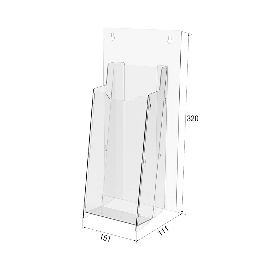 Стенд EKOSTAR під єврофлаєр 100х210мм 1 кишеня Київ - фото 3