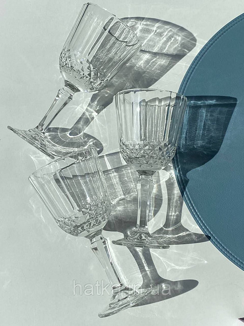 Набір келихів 6 шт "Джесика" 215 мл для вина прозорий для дому та ресторану Київ - фото 8