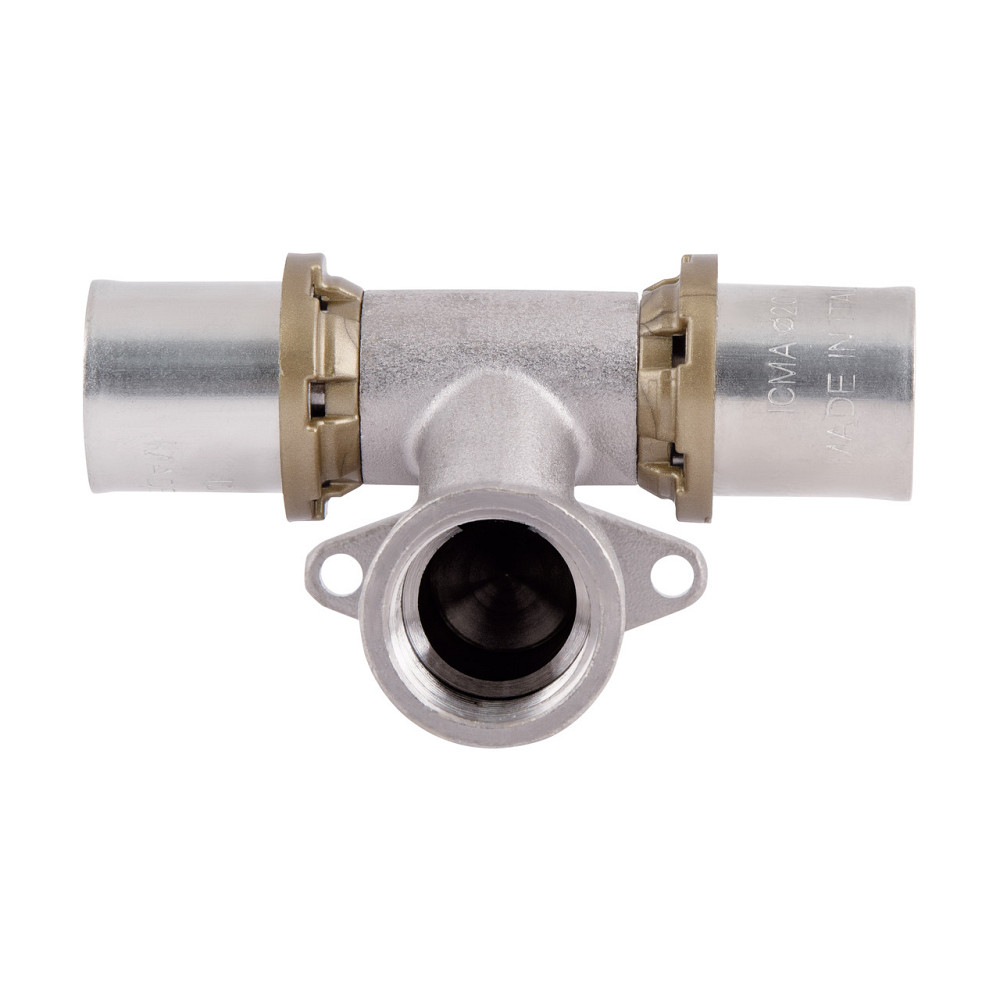 Прес-фітинг Icma трійник 1/2" ух20 настінний прохідний No 422 Київ - фото 6