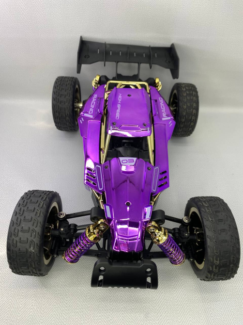 Б/В Радіокерована машинка DEERC SL-430A Monster Truck 1:14, швидкісний позашляховик 4WD, фіолетова, 40 хв гри Київ - фото 16