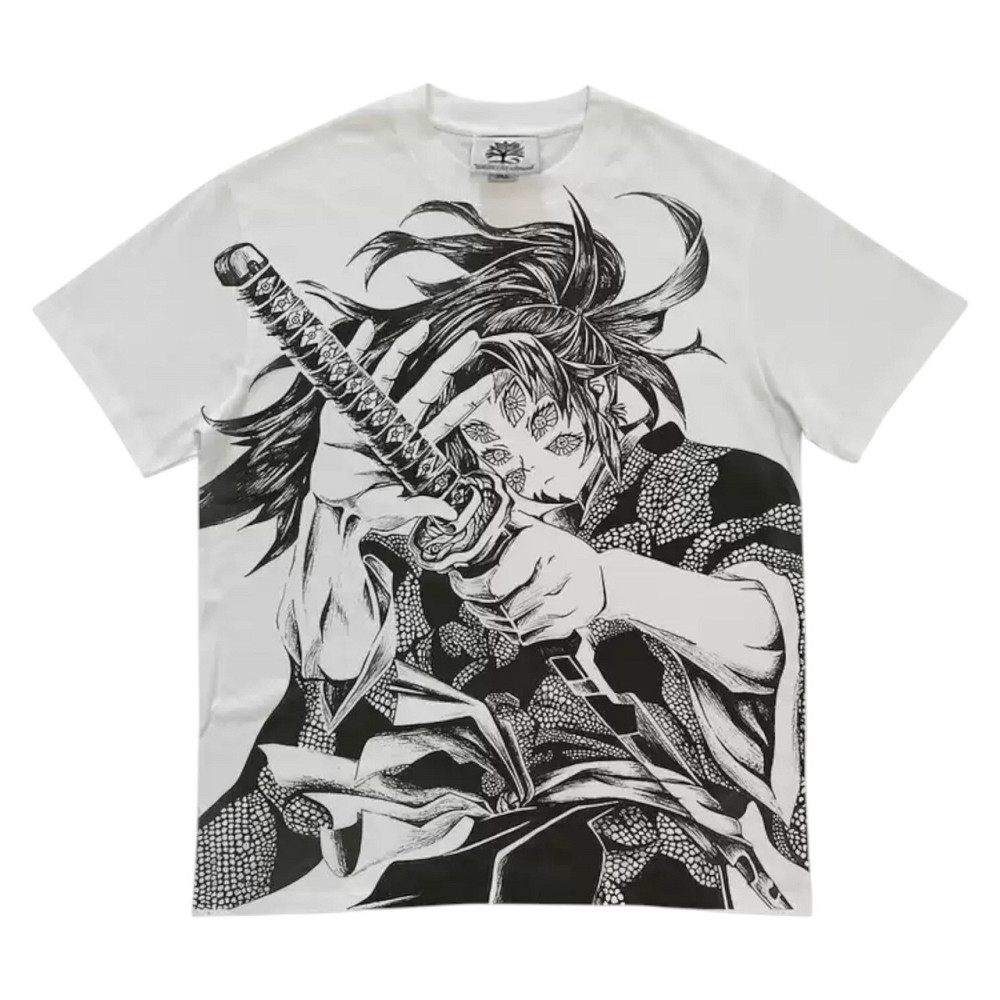 Футболка чоловіча з принтом аніме Вбивця демонів Кокусхібо Уппер Ранк оверсайз (S/M/L) Черний Дніпро - фото 1