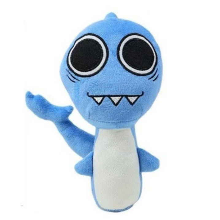 М'яка іграшка синя мелодія Акула Спрункі Sprunki Shark Melodies 20 см Київ - фото 1