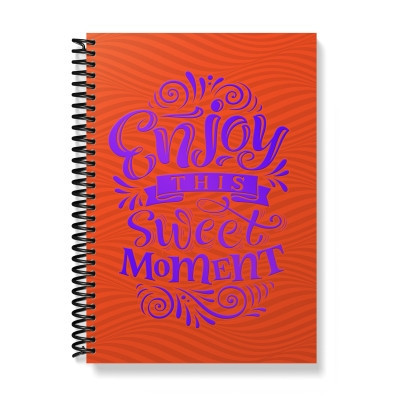 Блокнот "Аркуш" В6,120арк, кліт, бок спір, мат лам, тв.обкл, крем блок 1B1710 Enjoy, шт Київ - фото 1