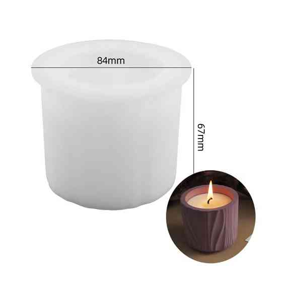 Силиконовая форма для изготовления свечек и других изделей из воска 8.4 x 6.7cm 