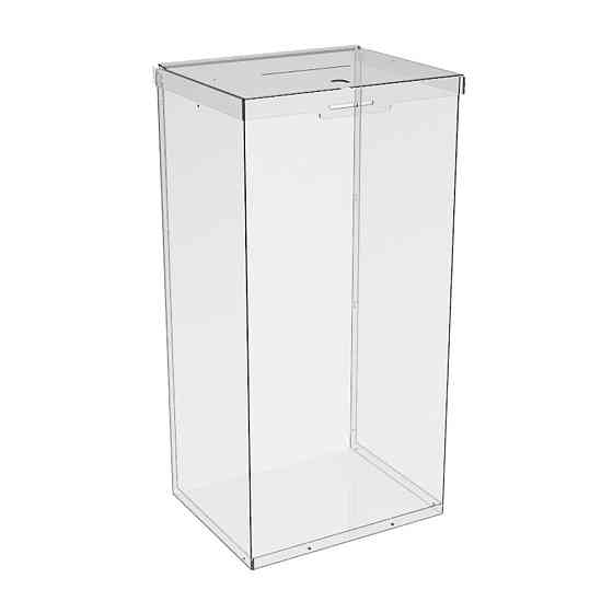 Ящик EKOSTAR с замком для пожертвований и сбора денег 250x200x500. Объем 25 литров Киев